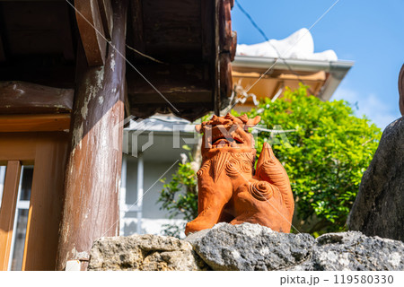 【#沖縄】家垣のシーサー 119580330