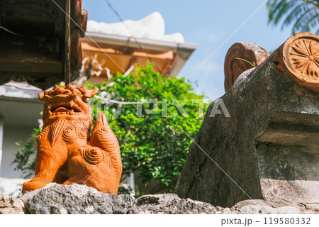 【#沖縄】家垣のシーサー 119580332