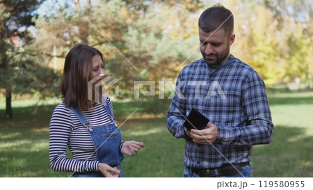 family money husband and wife concept family money husband and wife concept 119580955