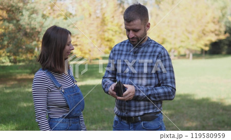 family money husband and wife concept 119580959