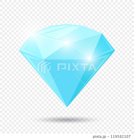 Diamond gemstone icon in flat style. Jewelry gem vector illustration on isolated background. Luxury brilliant sign business concept. Diamond gemstone icon in flat style. Jewelry gem vector illustration on isolated background. Luxury brilliant sign business concept. 119582107