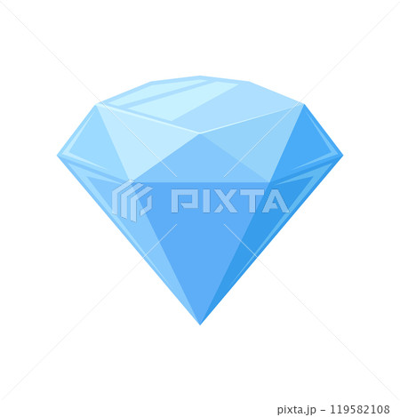 Diamond gemstone icon in flat style. Jewelry gem vector illustration on isolated background. Luxury brilliant sign business concept. Diamond gemstone icon in flat style. Jewelry gem vector illustration on isolated background. Luxury brilliant sign business concept. 119582108