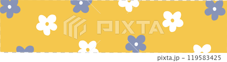 Yellow Color flower washi tape scrapbook stripes, sticky label tags and decorative scotch strip paper sticker tape, banner flat design png illustration design Yellow Color flower washi tape scrapbook stripes, sticky label tags and decorative scotch strip paper sticker tape, banner flat design png illustration design 119583425
