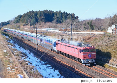 常磐線を走行するカシオペア 119583651
