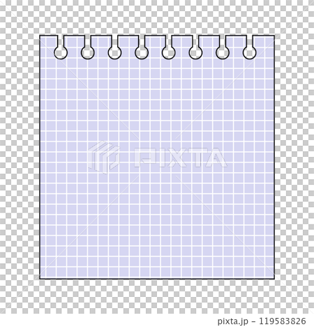Simple memo paper frame illustration 119583826