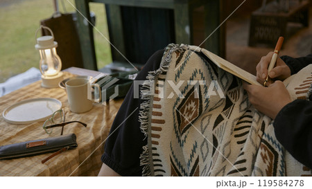 Camping in the woods with mountains and trees where you can relax and relax. Camping in the woods with mountains and trees where you can relax and relax. 119584278