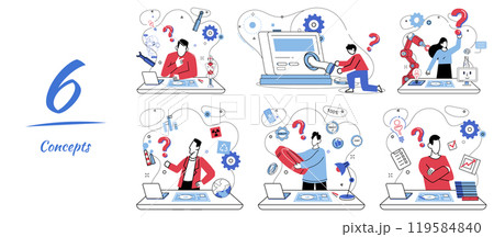 Thinking vector illustration. In symphony solving problems, intelligence plays lead role, guided by thoughtful pondering Strategy unfolds like map, revealing landscape thoughtful decision-making Thinking vector illustration. In symphony solving problems, intelligence plays lead role, guided by thoughtful pondering Strategy unfolds like map, revealing landscape thoughtful decision-making 119584840