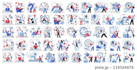 Thinking vector illustration. Imagination is architect, constructing castles ideas in vast landscape thoughtful contemplation Thoughtful analysis is navigator, steering ship through turbulent seas Thinking vector illustration. Imagination is architect, constructing castles ideas in vast landscape thoughtful contemplation Thoughtful analysis is navigator, steering ship through turbulent seas 119584878