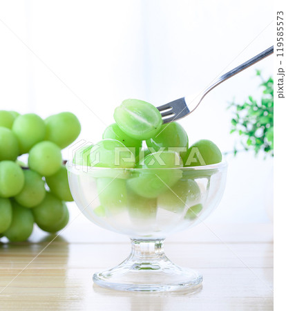 窓辺のシャインマスカット （ カットイメージ ） 119585573