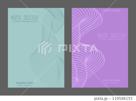 A pattern of wavy lines. Abstract background. Interior design, wallpaper, textures, textiles. The possibility of packaging, banners and creative design ideas 119586155