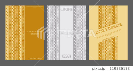 Abstract cover design. A template for a cover, banner, poster, postcard and corporate design. An idea for interior and decorative creativity 119586158