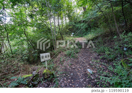 要害山城の堅堀跡 119590119