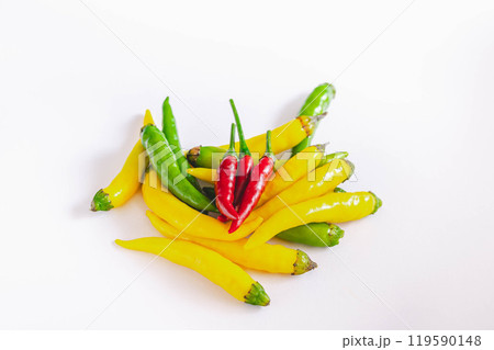 カラフルな唐辛子 119590148