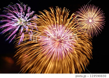 夏の夜空を染める 119590830