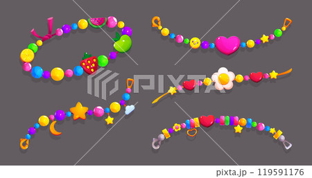 Colorful friendship bracelets Colorful friendship bracelets 119591176