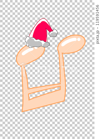 Christmas version of musical notes 119591456