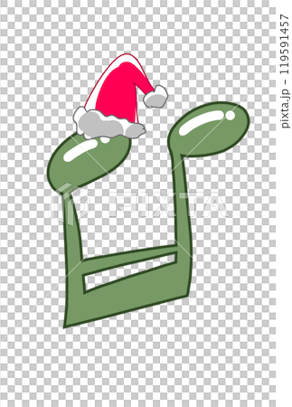 Christmas version of musical notes 119591457
