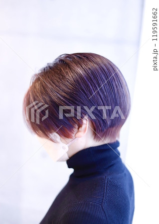 白髪染めフェイスフレーミング＋ショート！ 119591662