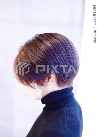 白髪染めフェイスフレーミング+ショート! 白髪染めフェイスフレーミング+ショート! 119591664