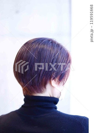 白髪染めフェイスフレーミング＋ショート！ 119591668