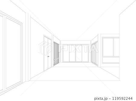 3D illustration of industrial project 119592244