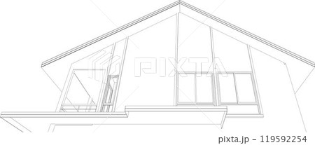 3D illustration of industrial project 119592254