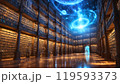 図書館│宇宙│惑星│神秘│ファンタジー│アカシックレコード│イラスト 119593373