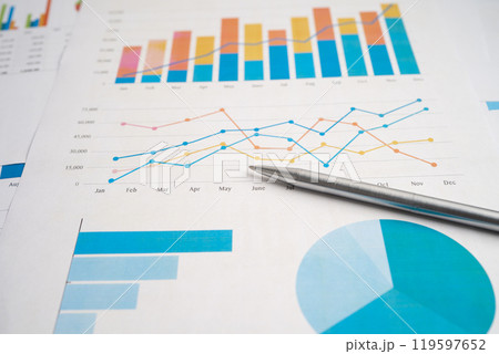 Pen on graph paper. Financial development, Banking Account, Statistic, Investment Analytic research data economy, Business. Pen on graph paper. Financial development, Banking Account, Statistic, Investment Analytic research data economy, Business. 119597652
