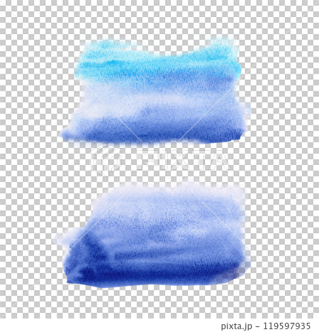 Blue, sea watercolor spots for backgrounds and substrates. Isolated illustration for design ideas Blue, sea watercolor spots for backgrounds and substrates. Isolated illustration for design ideas 119597935