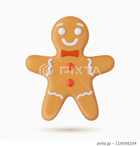 3d Gingerbread man. 3d Gingerbread man. 119598284