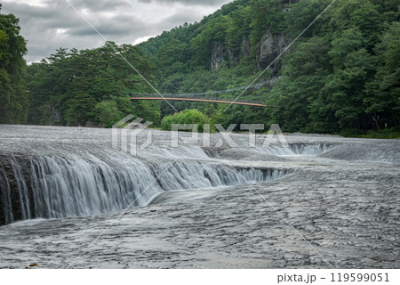 吹割の滝の風景－群馬県沼田市利根町 119599051