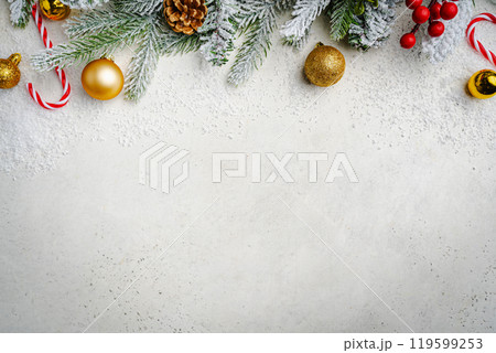 Christmas and New Year background 119599253