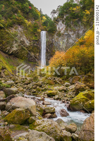 平湯大滝の秋(奥飛騨温泉郷・平湯温泉) 平湯大滝の秋(奥飛騨温泉郷・平湯温泉) 119600142