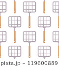 grill grate bbq fry cook pattern background 119600889