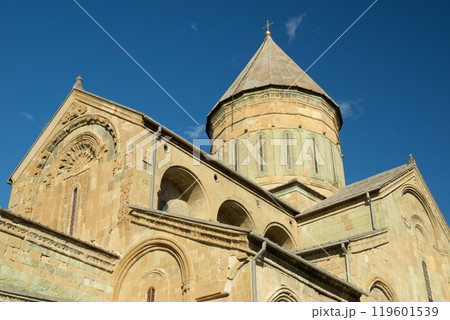 Svetitskhoveli Cathedral Orthodox Christian cathedral and UNESCO World Heritage site in the historic town of Mtskheta, Georgia 119601539