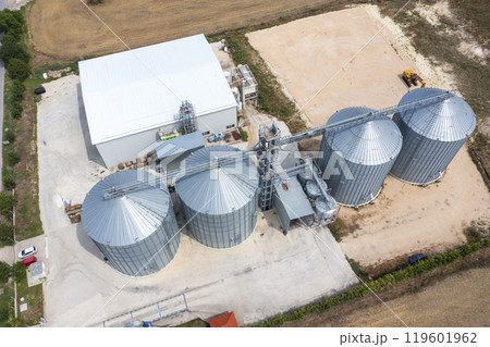 Modern agricultural Silo Modern agricultural Silo 119601962
