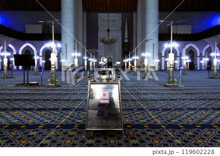 マレーシアのブルーモスク 119602228