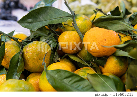 fruit organic sweet vegetarian fresh food healthy juicy ripe background raw market citrus 119603213