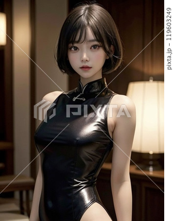 A beautiful woman everyone want to meet at least o 119603249