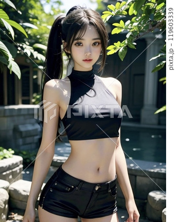 A beautiful woman everyone want to meet at least o 119603339