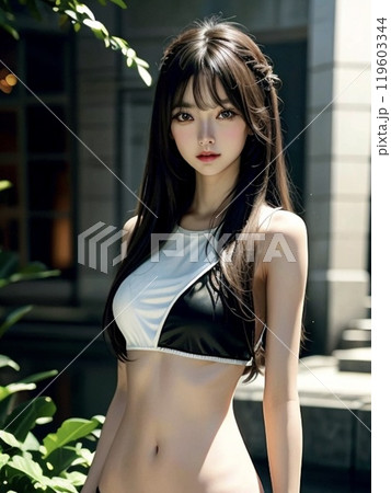 A beautiful woman everyone want to meet at least o 119603344