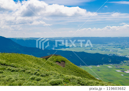 阿蘇・西湯浦園地展望所からの眺望 阿蘇・西湯浦園地展望所からの眺望 119603682