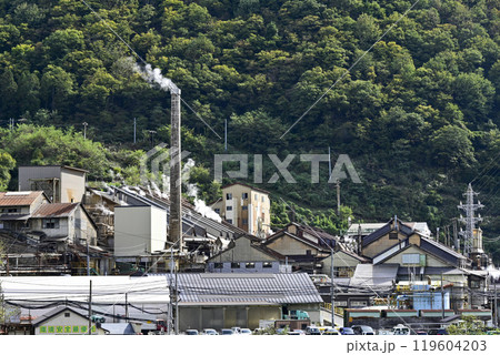 レールマウンテンバイク「ガッタンゴー」神岡鉱山前駅から見える工場 レールマウンテンバイク「ガッタンゴー」神岡鉱山前駅から見える工場 119604203