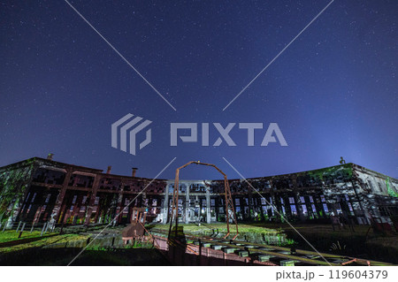 豊後森機関庫と星空 豊後森機関庫と星空 119604379