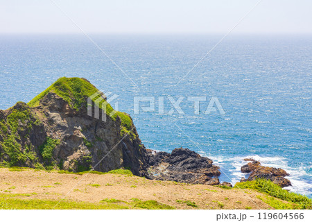 夏の北海道　襟裳岬 119604566