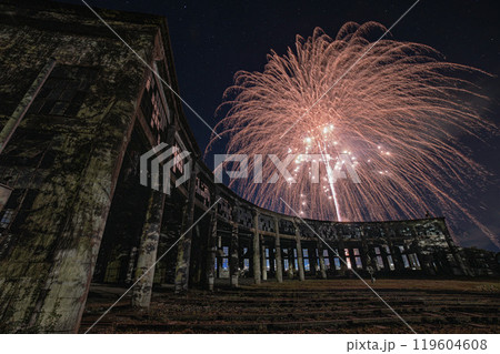 豊後森機関庫と童話の里夏まつりの花火大会 豊後森機関庫と童話の里夏まつりの花火大会 119604608