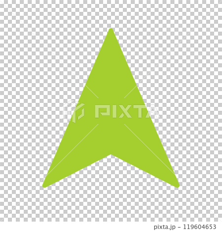 Navigation cursor icon (yellow-green) Navigation cursor icon (yellow-green) 119604653