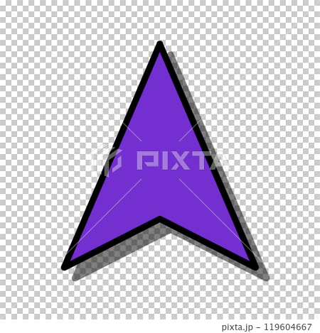 導航遊標圖示（紫色、線條、陰影） 119604667