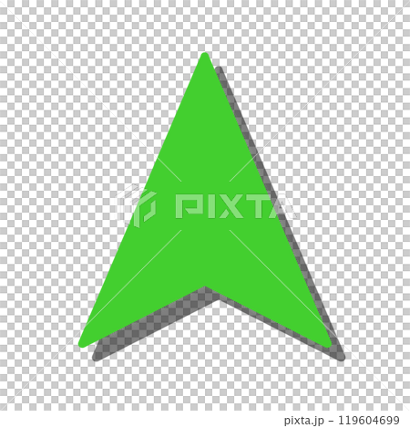 導航遊標圖示（綠色/陰影） 119604699