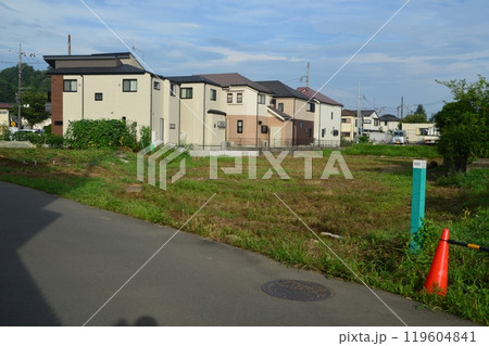 東京郊外の住宅地工事現場　八王子市 119604841